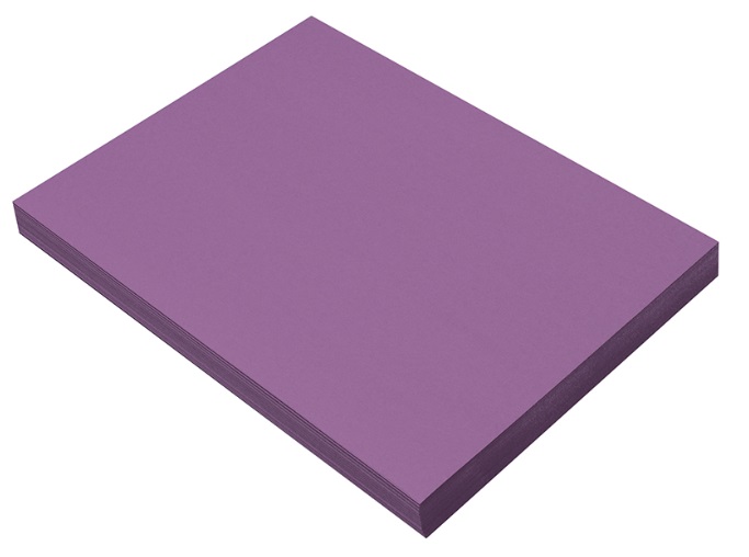 Pacon 7203 Violet Construction Paper - 9" x 12" - 50/pkg