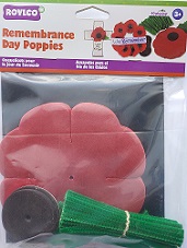 Roylco Remembrance Day Poppy Craft  42005