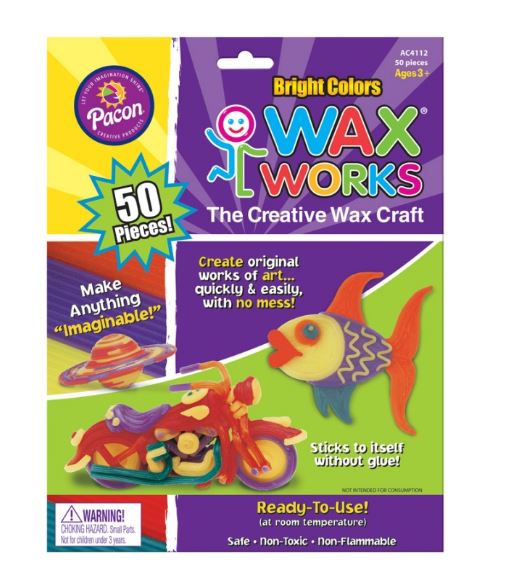 Wax Works AC4112  Bright Colours -10 inches 50/pkg