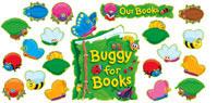 Trend T8155 Bulletin Board Set Buggy for Books - 15.5" x 21"