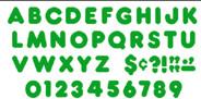 Trend T458 Ready Letters Green - 4"