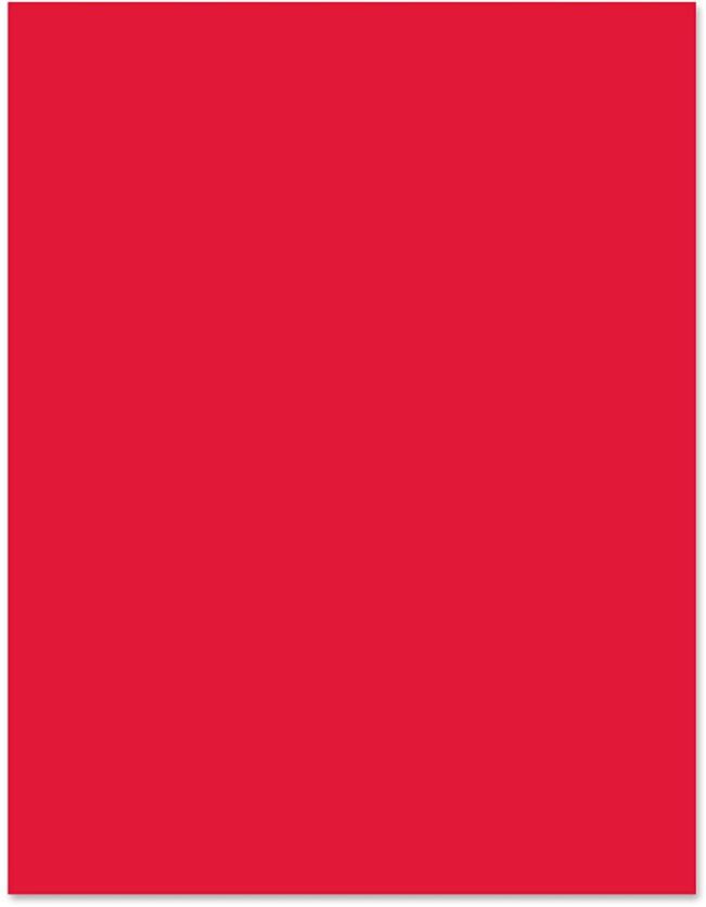 Bright Red 65 lb Cover Card Stock - 10 x 13 - 100/package