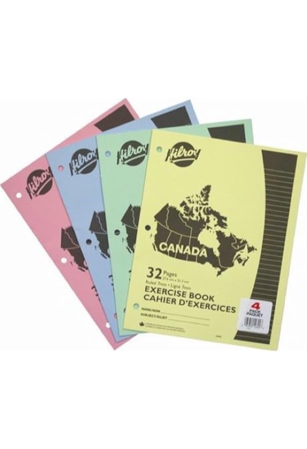 Hilroy 12102 Stitched Exercise Book 4 Pack (40 Pages)