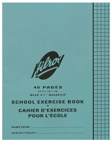 Hilroy 11994 Quad Ruled Exercise Book - 40 Pages