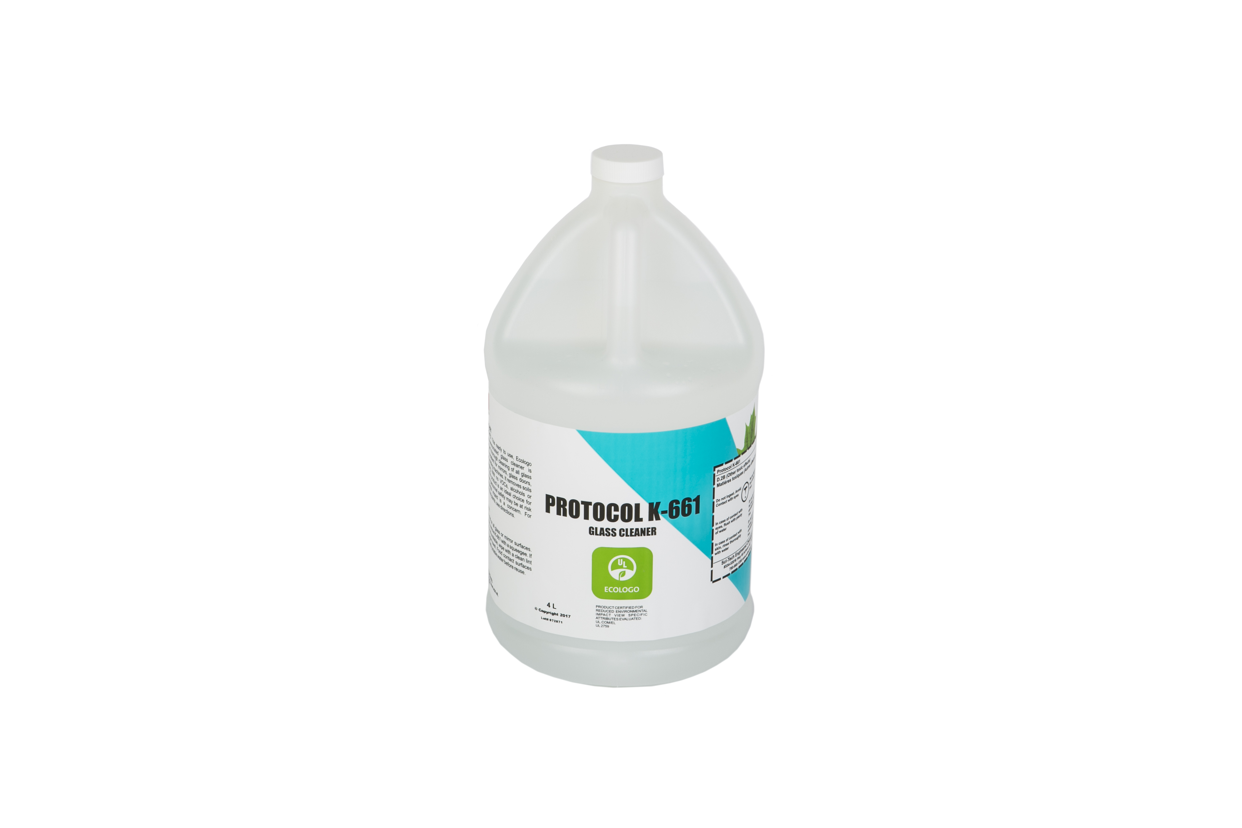 Protocol K661 UL Eco Certified Glass Cleaner - 4 Litre