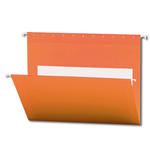 Continental 30541 Orange Hanging File Folders - Letter Size
