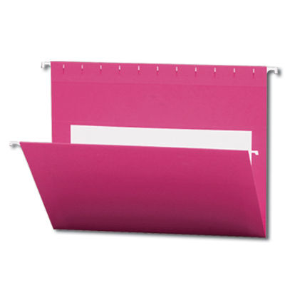 Continental 30549 Pink Hanging File Folders - Letter Size