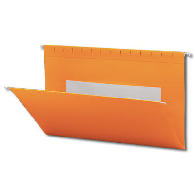 Continental 37541 Orange Hanging File Folders - Legal Size
