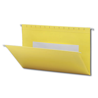 Continental 37528 Yellow Hanging File Folders - Legal Size