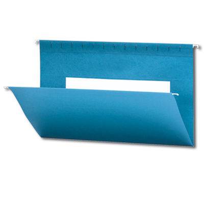 Continental 37520 Blue Hanging File Folders - Legal Size