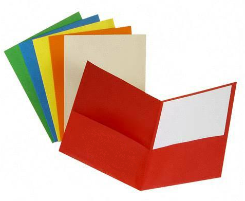 Hilroy 06049 Twin Pocket Folders - Assorted Colours