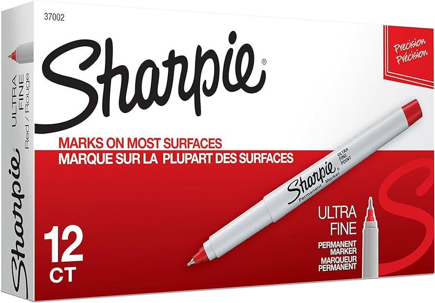 Sharpie 37002 Ultra Fine Marker Red