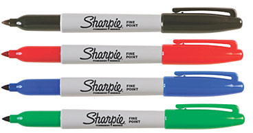 Sanford 30078 Sharpie Assorted Colours Marker - Fine