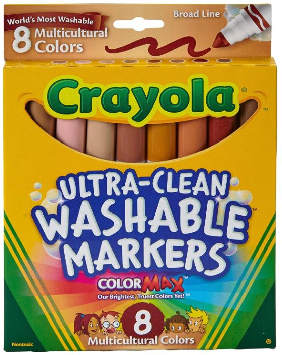 Crayola 567709 Markers Colors of the World Broad Tip 24/PKG