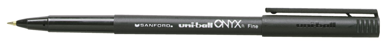 60144 Uniball Onyx Red - Fine Point