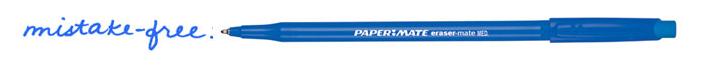 Sanford 3150458PP Paper Mate Erasermate Pen Blue - Medium