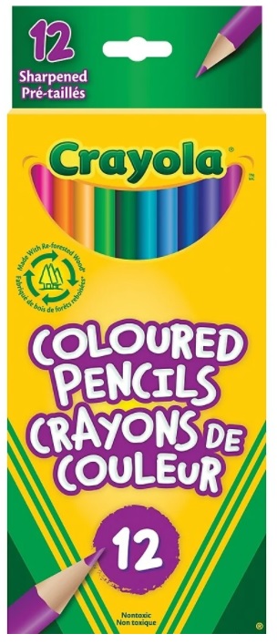 Crayola 672012 Coloured Pencils - 12/pack