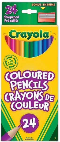 Crayola 672024 Coloured Pencils - 24/pack