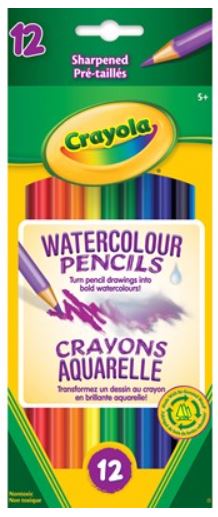 Crayola 67-1152 Watercolour Pencils - Package of 12