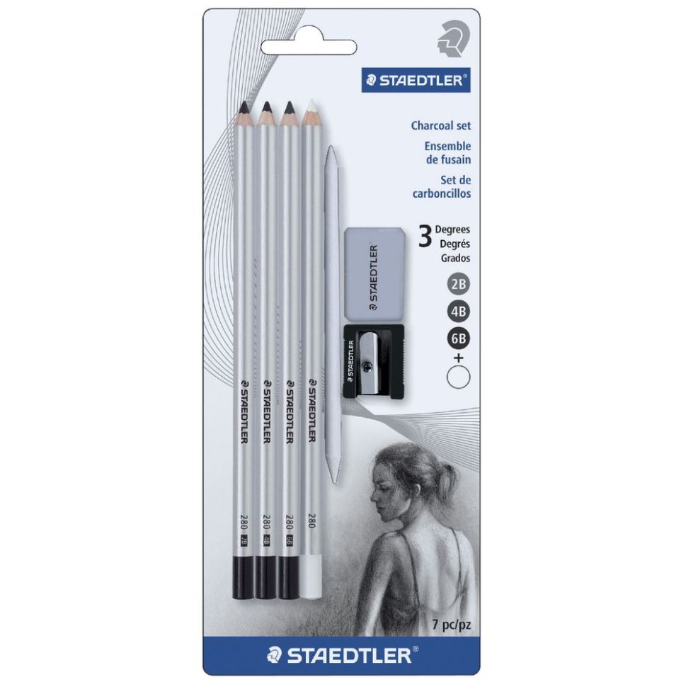Staedtler 61 100 BG Sketching Pencil Set - Package of 7