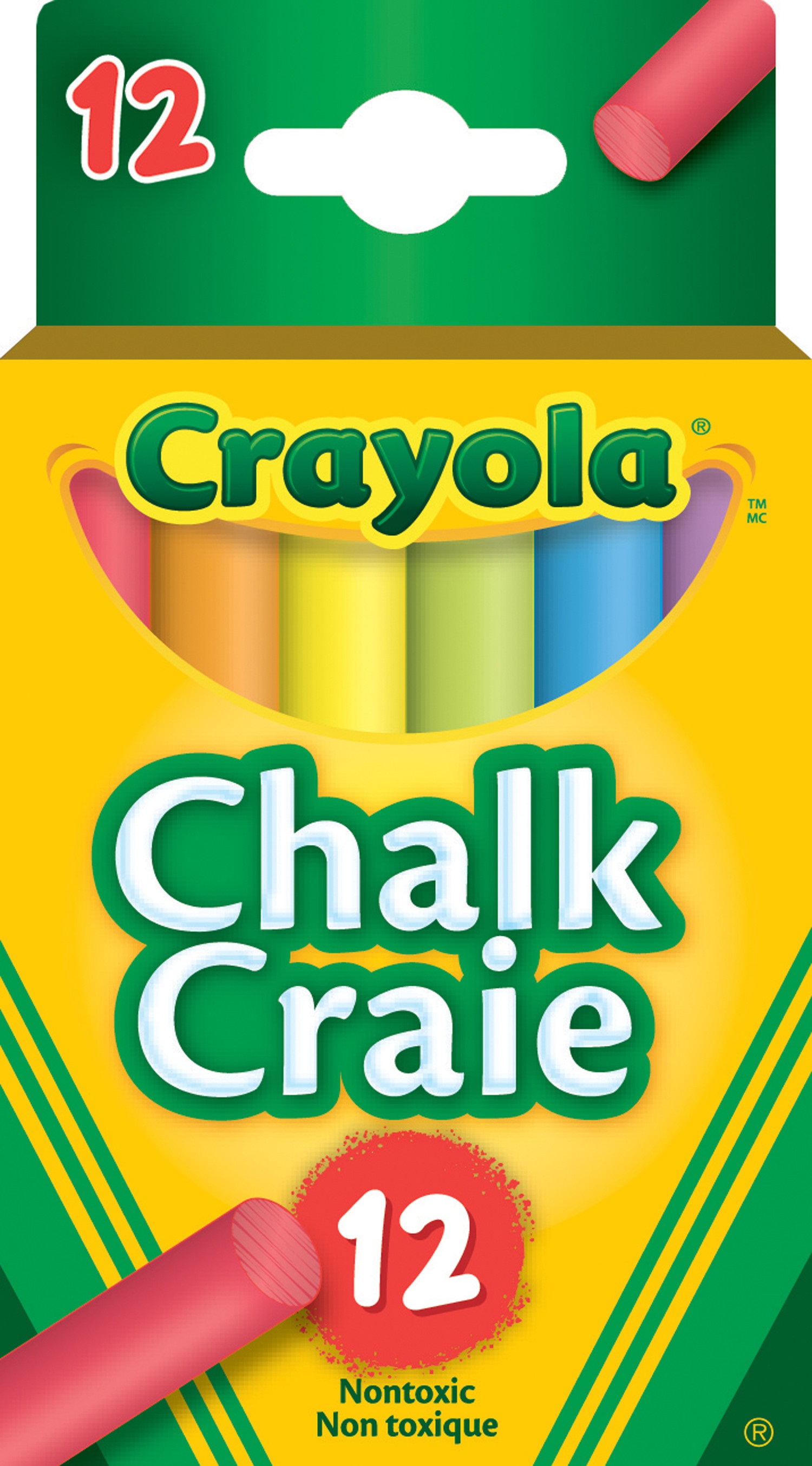 Crayola Chalk Assorted Colours 510812 - 12/box