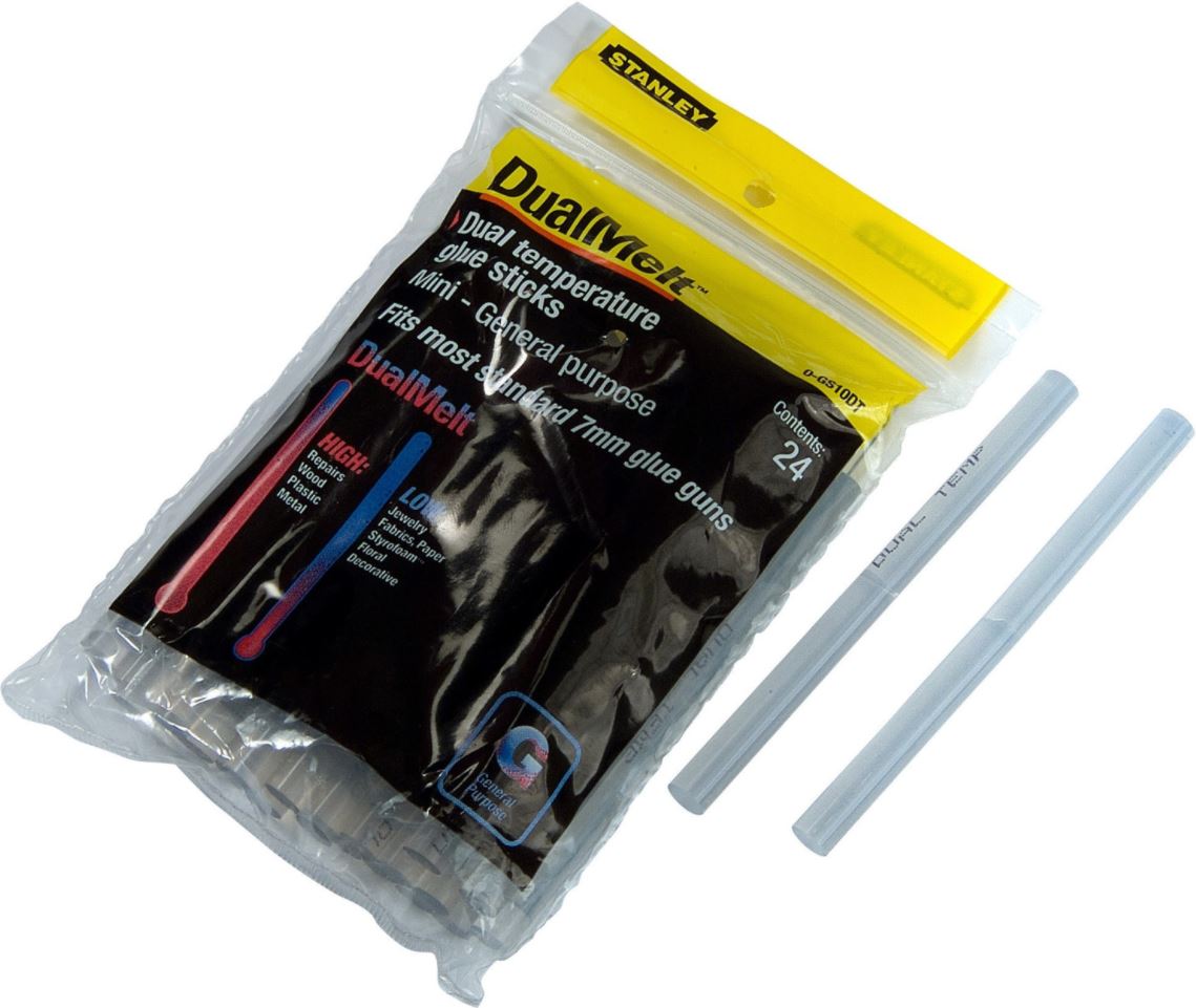 Stanley GS10DT Dual Melt Glue Stick - Package of 24