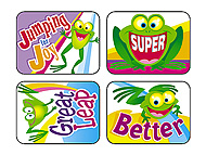 Trend T47098 Award Stickers Friendly Frogs