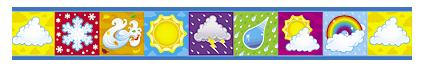 Trend T85045 Bolder Borders What's the Weather - 3" x 39"