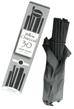 Daler-Rowney Charcoal Willow Sticks 12/pkg