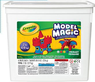 Crayola 574415 Model Magic Light Weight 2lb Bucket - Assorted