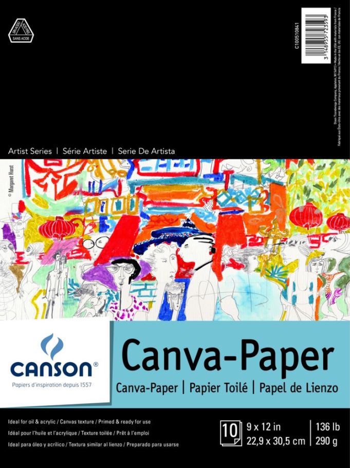 Canson 100510841 Canva-Paper - 9x12 - 10 sheets