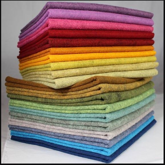 National Nonwovens 70100 Felt Assorted Colours - 9" x 12"  10 pack