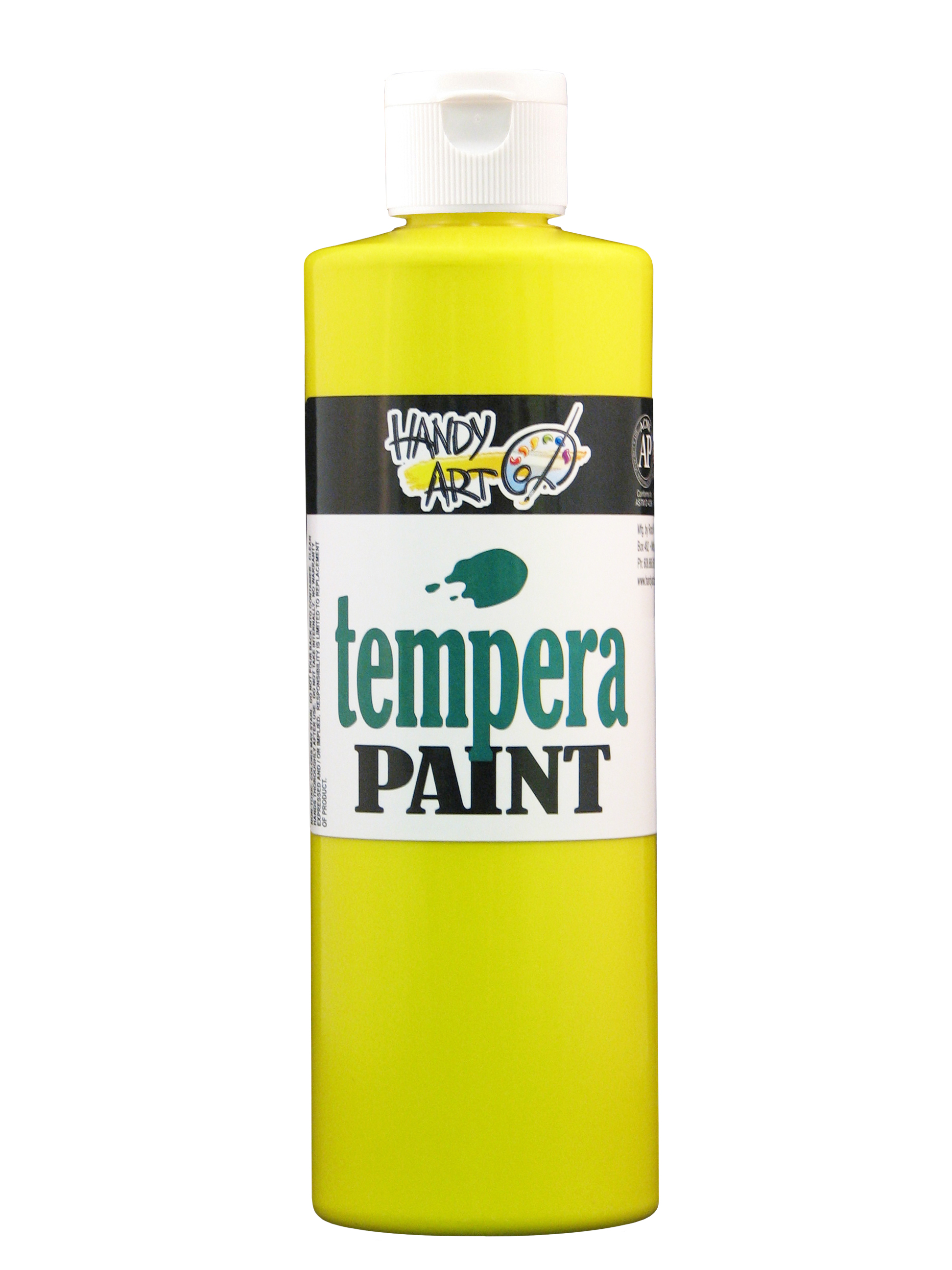 Handy Art 201010 Premium Tempera Paint Yellow - 16oz