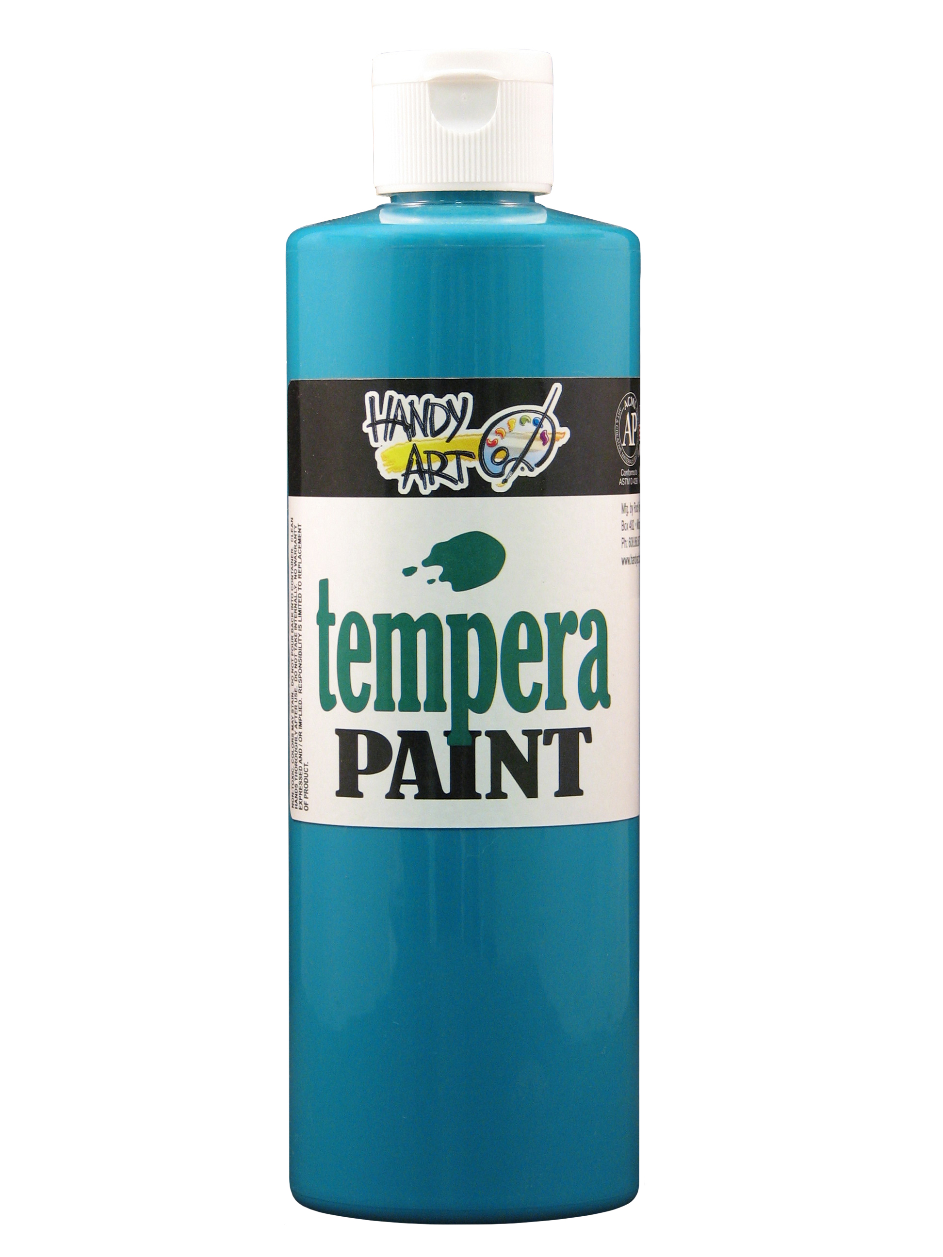 Handy Art 201035 Premium Tempera Paint Turquoise - 16oz