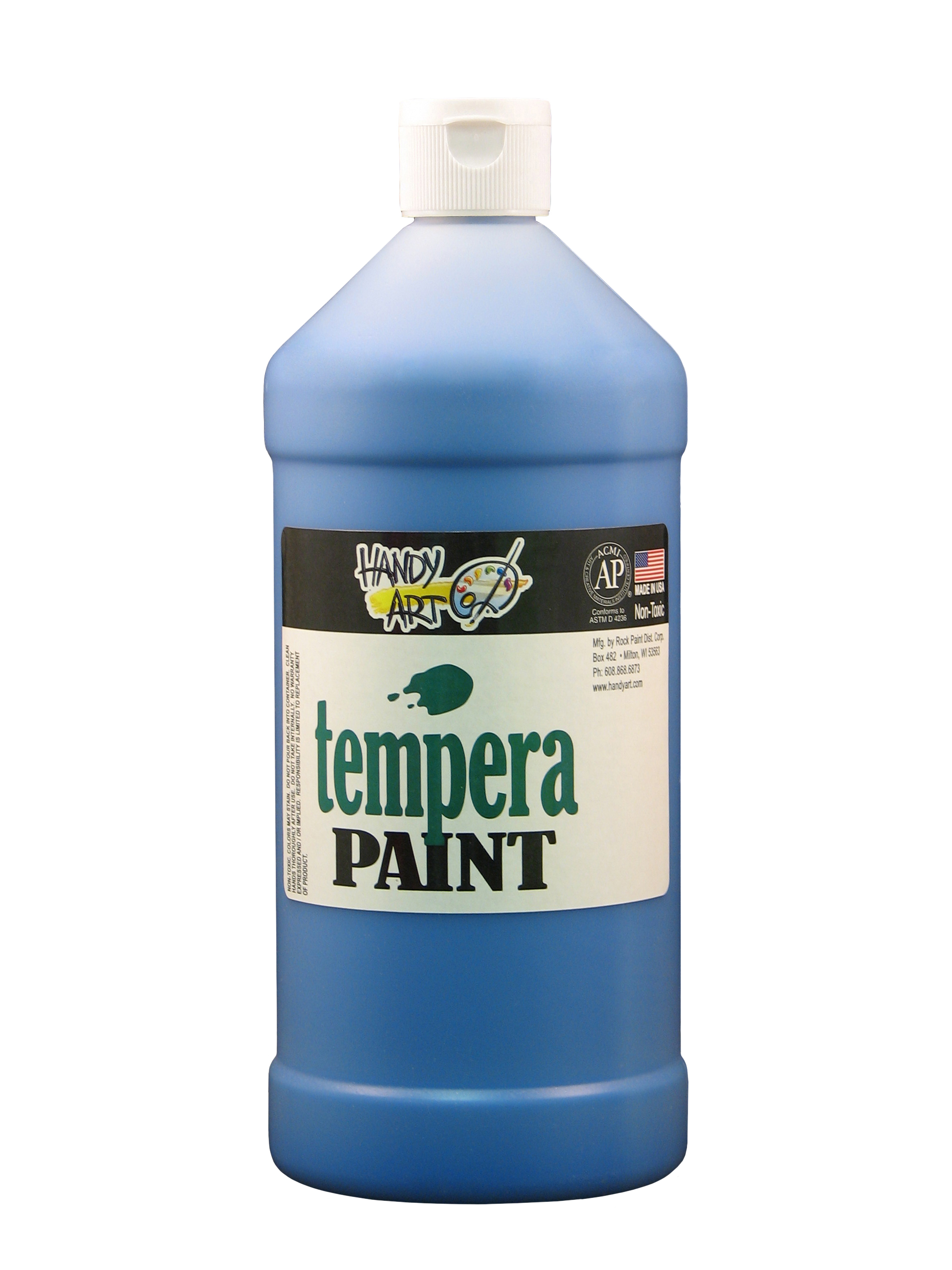 Handy Art 203030 Premium Tempera Paint Blue - 32oz