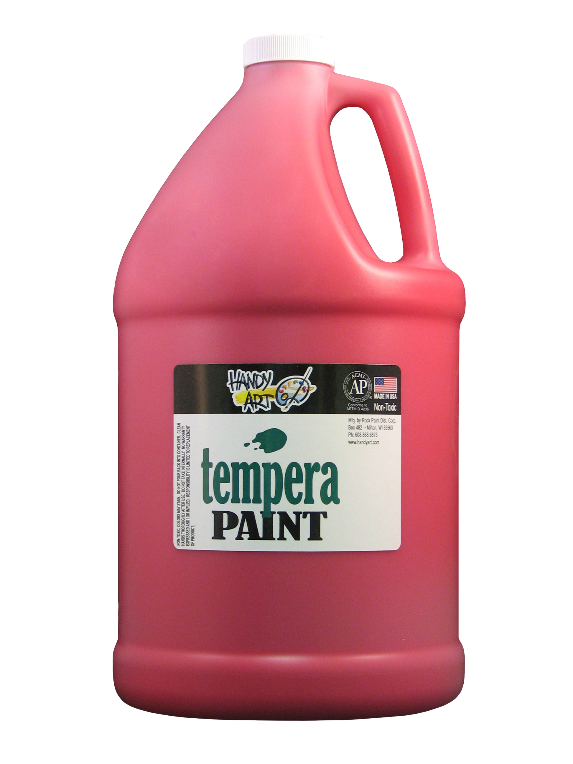 Handy Art 204020 Premium Tempera Paint Red - 1 Gallon