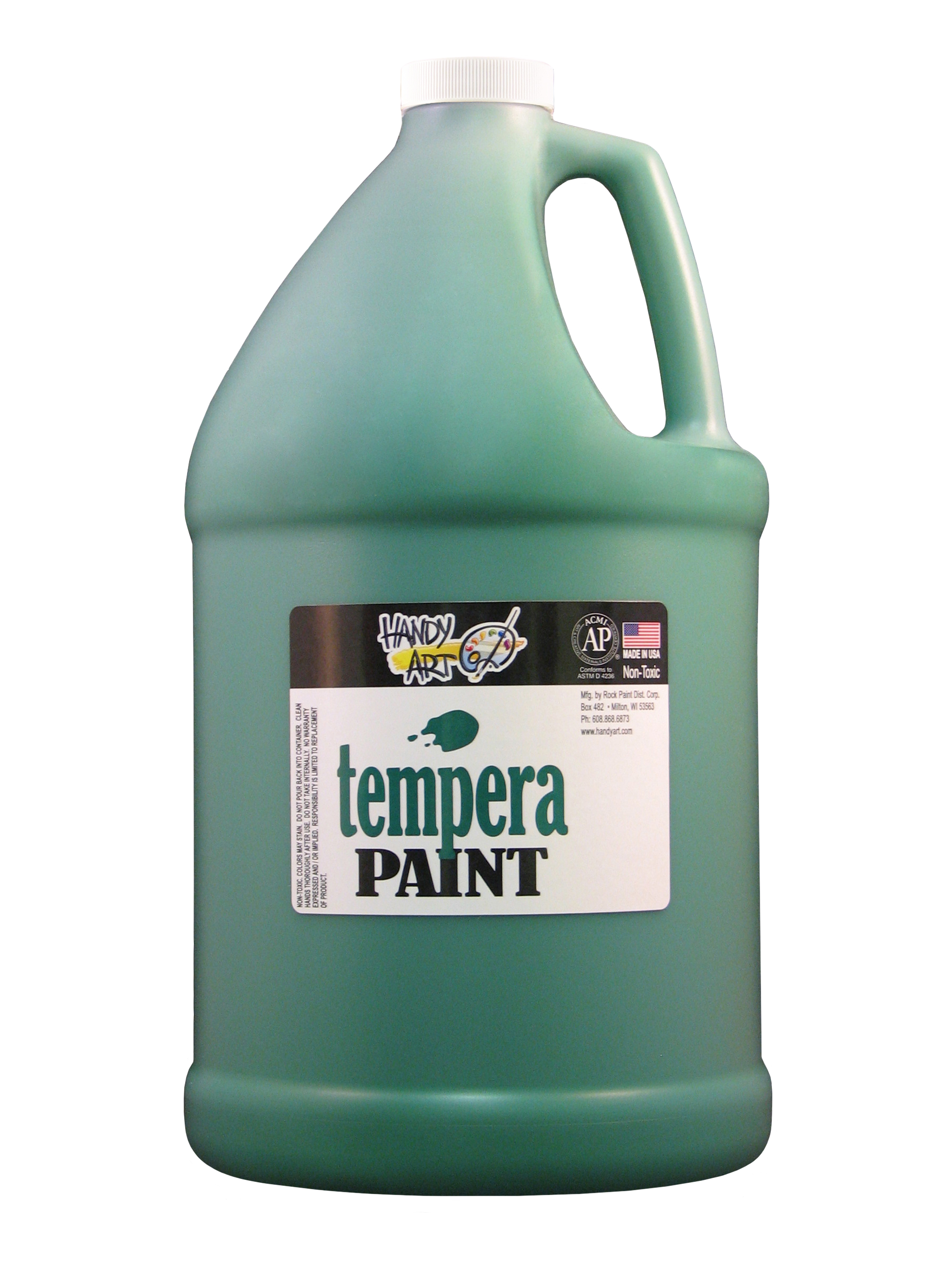 Handy Art 204045 Premium Tempera Paint Green - 1 Gallon