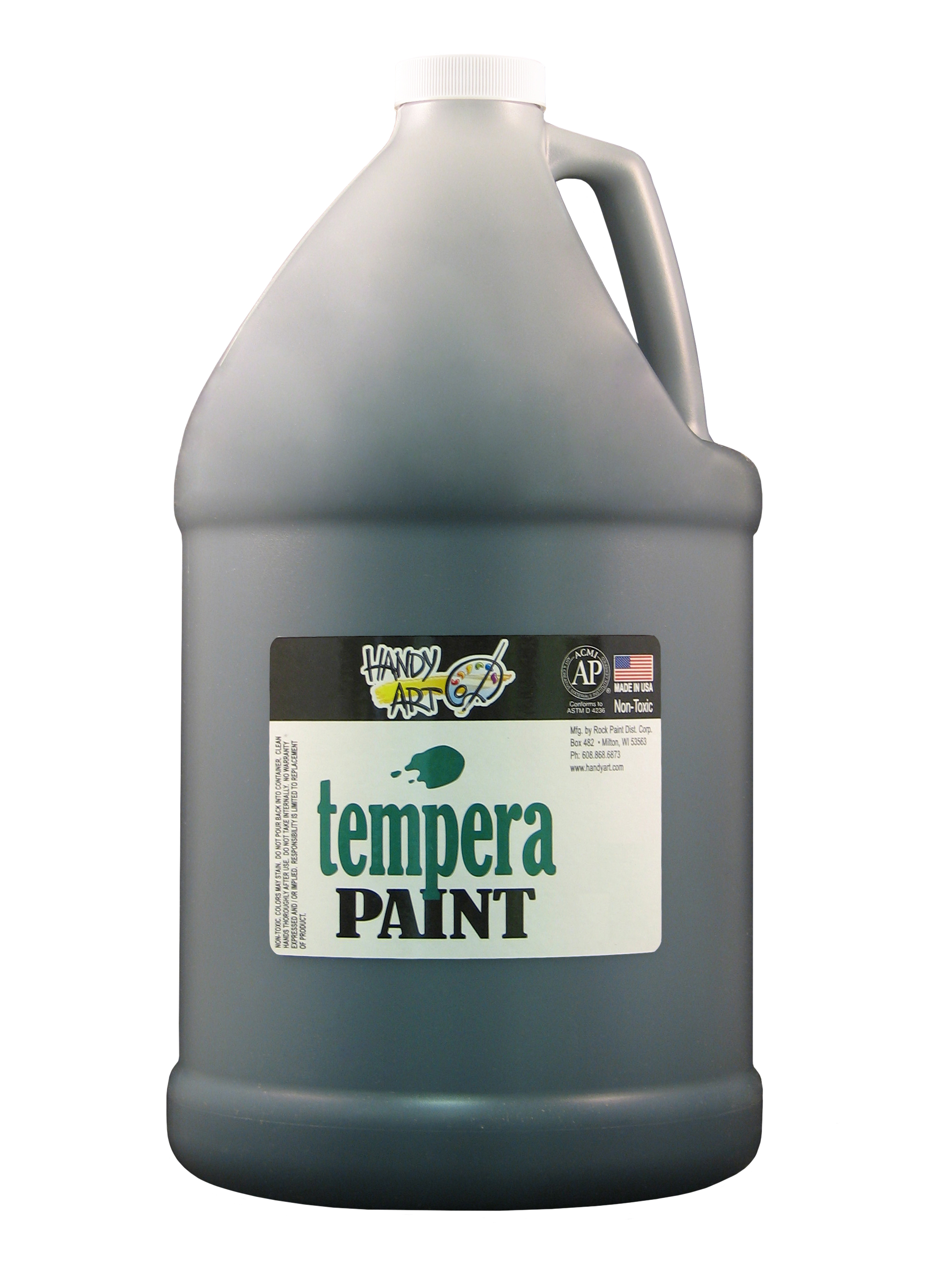 Handy Art 204055 Premium Tempera Paint Black - 1 Gallon