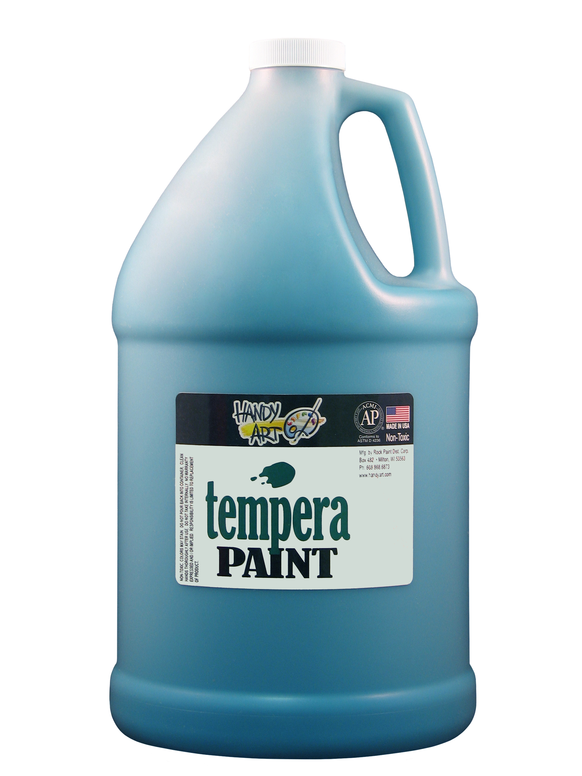 Handy Art 204035 Premium Tempera Paint Turquoise - 1 Gallon