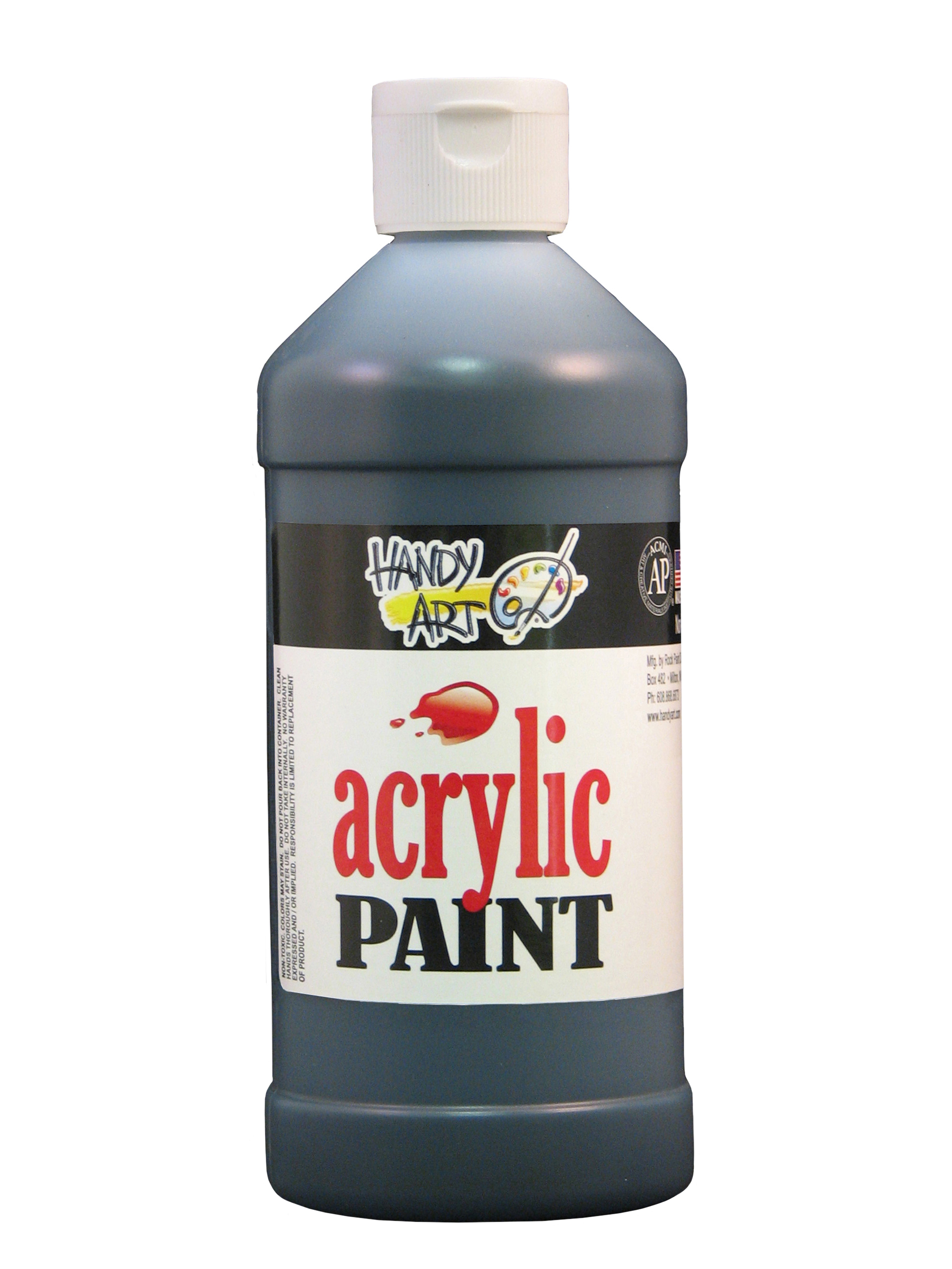 Handy Art 101100 Acrylic Paint Black - 16oz