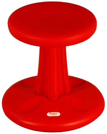 Kore Toddler Wobble Chair - 10 inch - Red